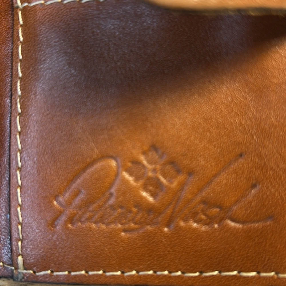 Patricia Nash leather vintage large wallet